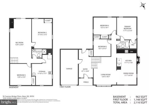 Floorplan - 51 Cypress Bridge Pl, Bear, DE 19701 photo 1 of 1