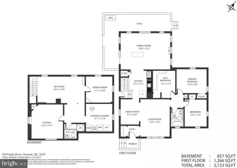 Floorplan - 118 Phyllis Dr, Newark, DE 19711 photo 1 of 1