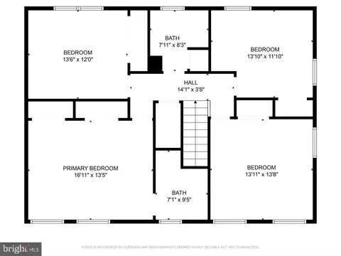 Floorplan - 115 E Sutton Pl, Wilmington, DE 19810 photo 2 of 3