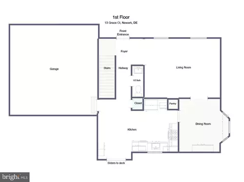 Floorplan - 13 Grace Ct, Newark, DE 19702 photo 1 of 3