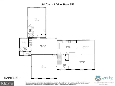 Floorplan - 80 Caravel Dr, Bear, DE 19701 photo 1 of 2