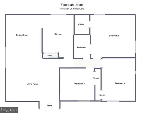 Floorplan - 41 Stallion Dr, Newark, DE 19713 photo 1 of 2