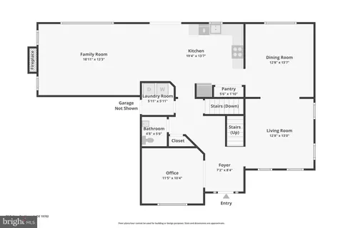 Floorplan - 22 Dalton Dr, Newark, DE 19702 photo 1 of 4
