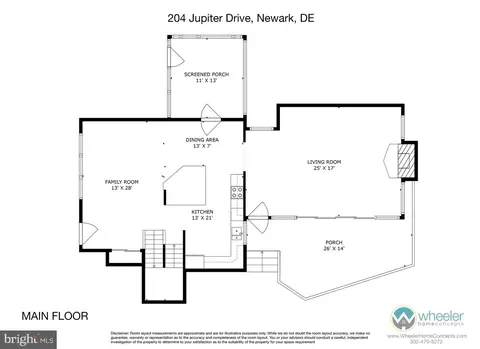 Floorplan - 204 Jupiter Rd, Newark, DE 19711 photo 1 of 5