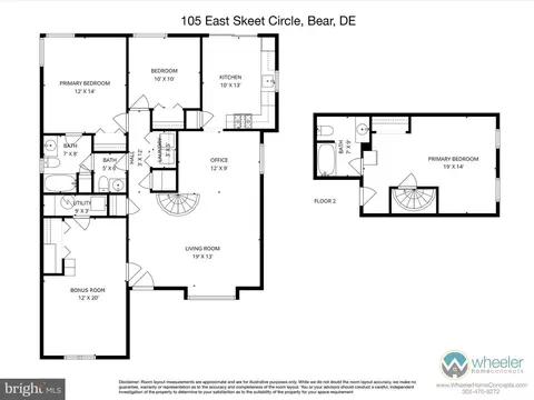 Floorplan - 105 E Skeet Cir, Bear, DE 19701 photo 1 of 1
