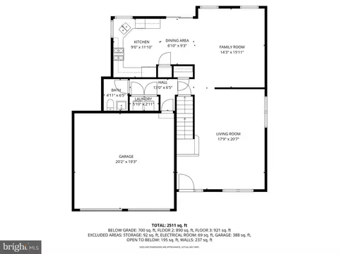 Floorplan - 11 Primrose Dr, Bear, DE 19701 photo 2 of 4