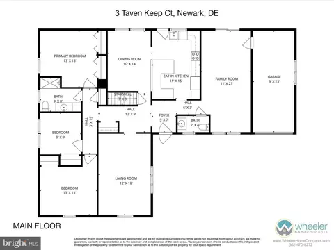 Floorplan - 3 Taven Keep, Newark, DE 19711 photo 1 of 2