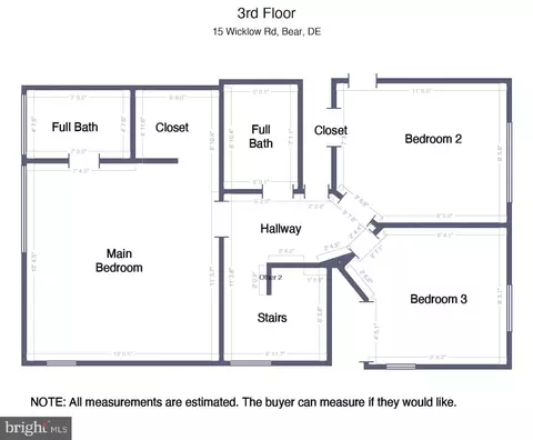 Floorplan - 15 Wicklow Rd, Bear, DE 19701 photo 3 of 3