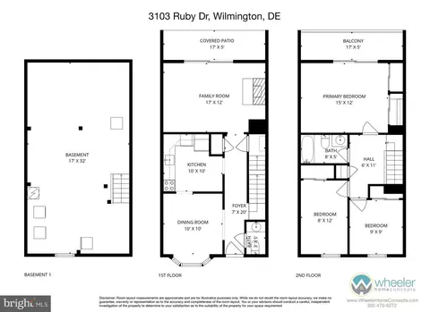 Floorplan - 3103 Ruby Dr, Wilmington, DE 19810 photo 1 of 1
