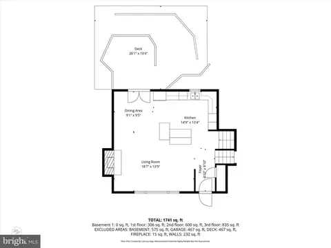 Floorplan - 104 Danforth Pl, Wilmington, DE 19810 photo 3 of 5