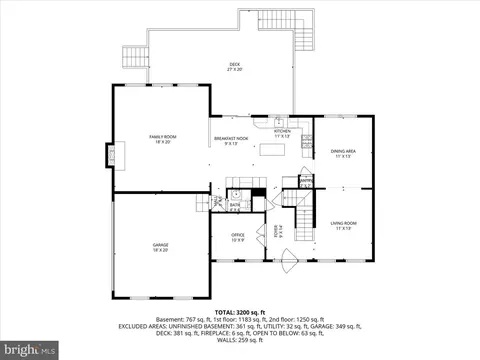 Floorplan - 6 Killens Pond Ct, Newark, DE 19711 photo 2 of 4