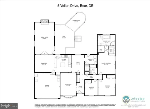 Floorplan - 5 Vellan Dr, Bear, DE 19701 photo 1 of 1