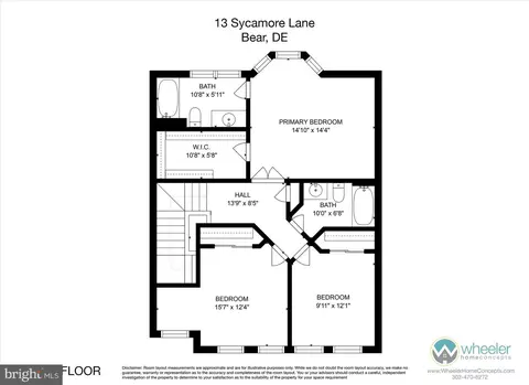 Floorplan - 13 Sycamore Ln, Bear, DE 19701 photo 3 of 3