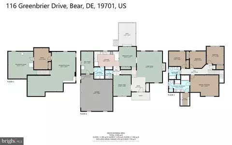 Floorplan - 116 Greenbrier Dr, Bear, DE 19701 photo 2 of 5