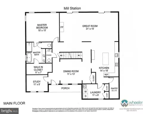 Floorplan - 56 E Mill Station Dr, Newark, DE 19711 photo 1 of 5