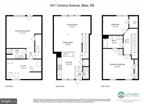 Floorplan - 641 Corsica Ave, Bear, DE 19701 photo 1 of 1