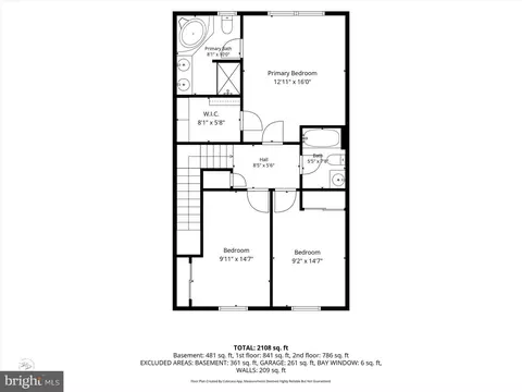 Floorplan - 109 Marble House Dr, Bear, DE 19701 photo 3 of 3
