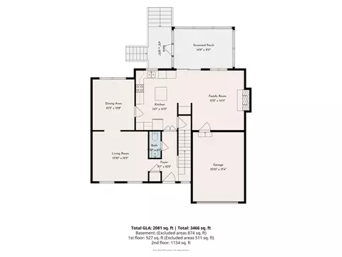 Floorplan - 915 Rue Madora Dr, Bear, DE 19701 photo 1 of 4