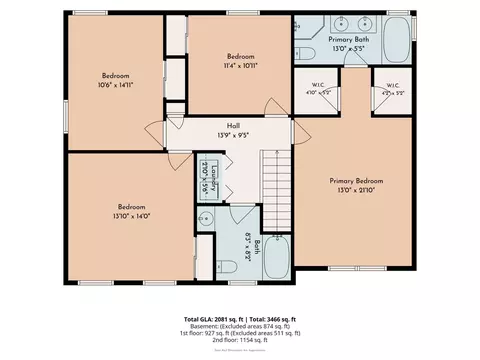 Floorplan - 915 Rue Madora Dr, Bear, DE 19701 photo 2 of 4