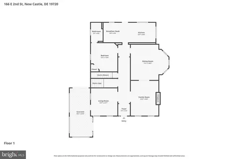 Floorplan - 166 E 2nd, New Castle, DE 19720 photo 3 of 3