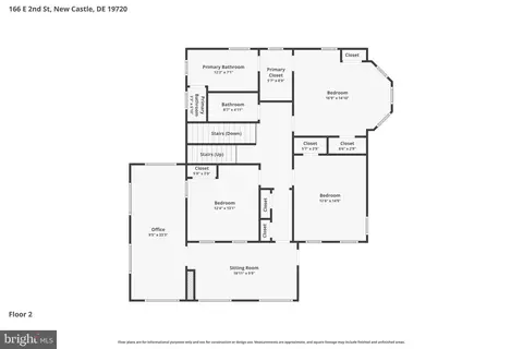 Floorplan - 166 E 2nd, New Castle, DE 19720 photo 2 of 3
