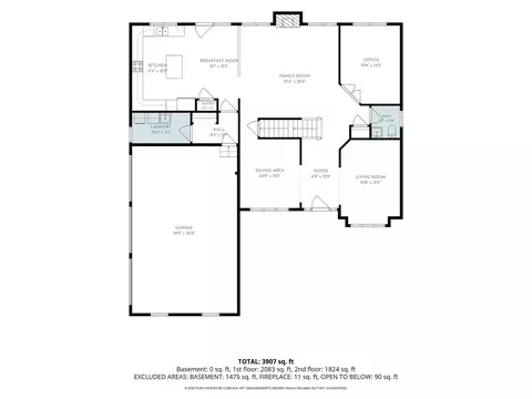 Floorplan - 1443 Olmsted Dr, Bear, DE 19701 photo 1 of 3