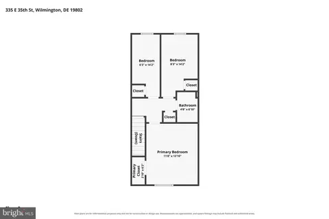Floorplan - 335 E 35th St, Wilmington, DE 19802 photo 2 of 2
