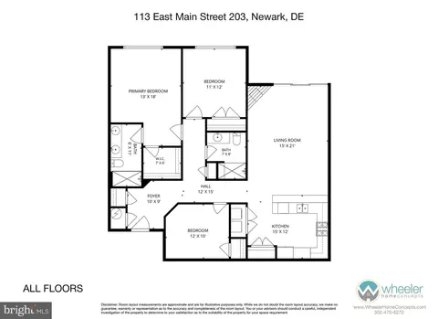 Floorplan - 113 E Main St #203, Newark, DE 19711 photo 1 of 1