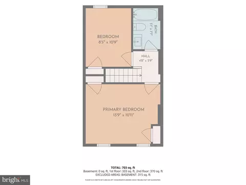 Floorplan - 727 E 7th St, Wilmington, DE 19801 photo 2 of 3