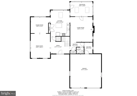 Floorplan - 13 Willow Creek Ln, Newark, DE 19711 photo 1 of 3