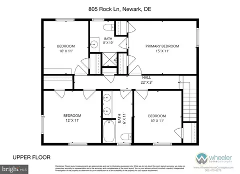 Floorplan - 805 Rock Ln, Newark, DE 19713 photo 3 of 3