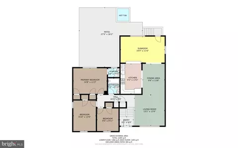 Floorplan - 24 Windflower Dr, Newark, DE 19711 photo 1 of 2