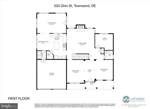 Floorplan - 533 Ginn St, Townsend, DE 19734 photo 1 of 2
