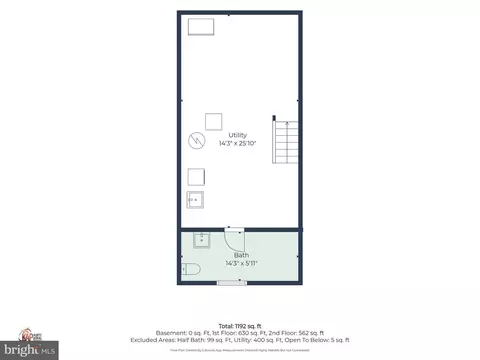 Floorplan - 600 E 22nd St, Wilmington, DE 19802 photo 2 of 4