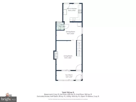 Floorplan - 600 E 22nd St, Wilmington, DE 19802 photo 3 of 4