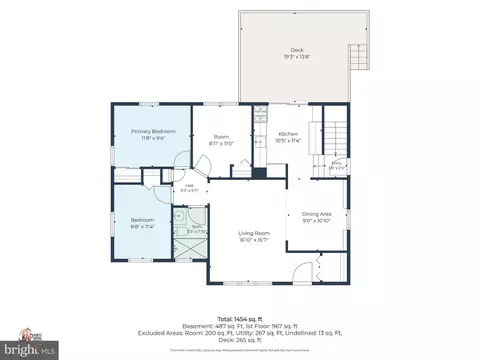 Floorplan - 607 Tamara Cir, Newark, DE 19711 photo 2 of 3