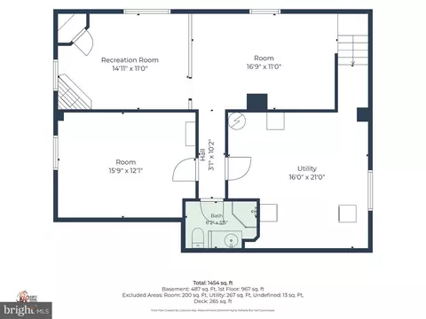 Floorplan - 607 Tamara Cir, Newark, DE 19711 photo 1 of 3
