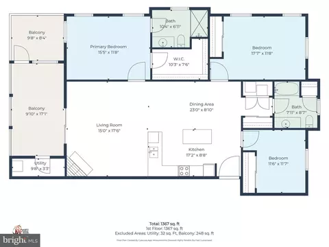 Floorplan - 101 Colonial Downs Ct #1306, Newark, DE 19702 photo 1 of 1