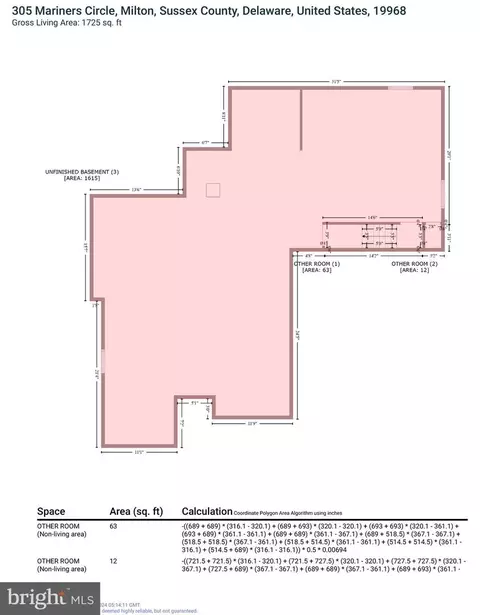 Floorplan - 305 Mariners Cir, Milton, DE 19968 photo 5 of 7