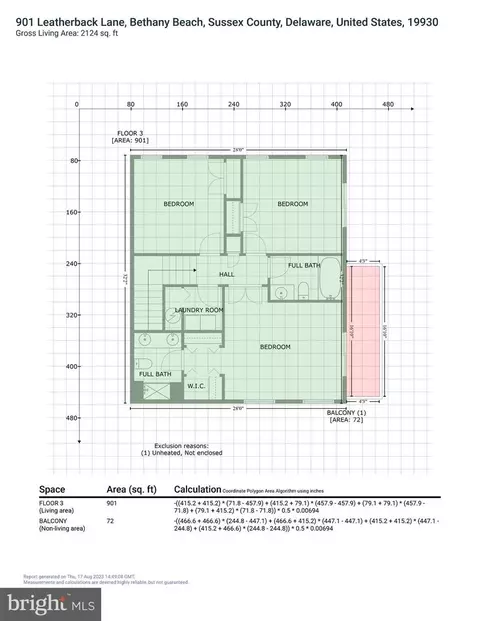 Floorplan - 901 Leatherback Ln, Bethany Beach, DE 19930 photo 6 of 8