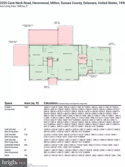 Floorplan - 30255 Cave Neck Rd, Milton, DE 19968 photo 4 of 5