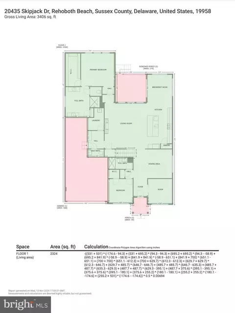 Floorplan - 20435 Skipjack Dr, Lewes, DE 19958 photo 4 of 5