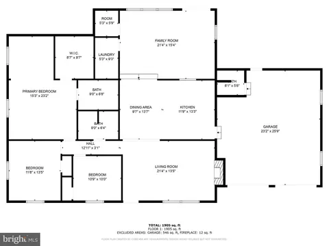 Floorplan - 34515 Maple Dr, Lewes, DE 19958 photo 1 of 1