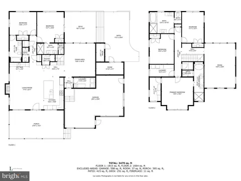 Floorplan - 607 Old Post Ct, Bethany Beach, DE 19930 photo 1 of 1