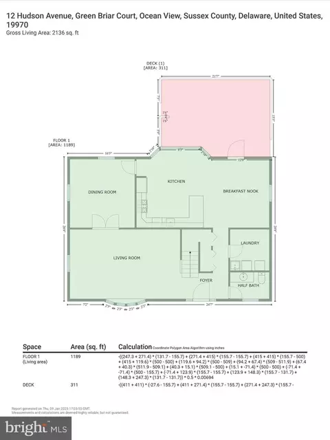 Floorplan - 12 Hudson Ave, Ocean View, DE 19970 photo 4 of 5