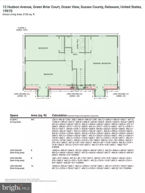 Floorplan - 12 Hudson Ave, Ocean View, DE 19970 photo 5 of 5