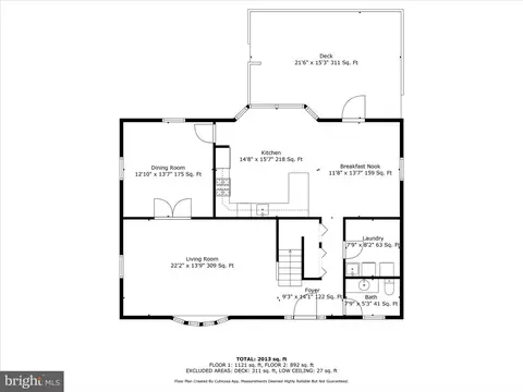 Floorplan - 12 Hudson Ave, Ocean View, DE 19970 photo 2 of 5