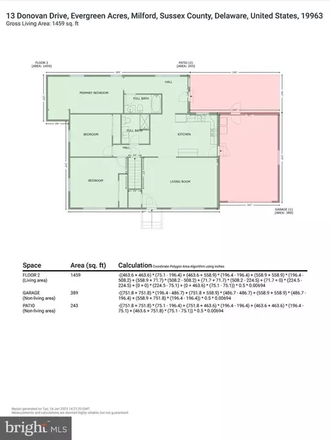 Floorplan - 13 Donovan Dr, Milford, DE 19963 photo 5 of 5