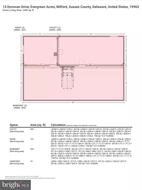 Floorplan - 13 Donovan Dr, Milford, DE 19963 photo 4 of 5