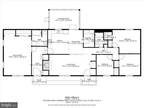 Floorplan - 21884 Hickory Dr, Georgetown, DE 19947 photo 1 of 1